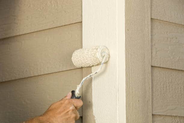 stain or paint on wood siding
